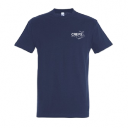 T-shirt coton, bleu marine